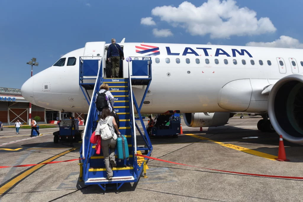 LATAM airlines is a south american company known for its comfortable cabins.